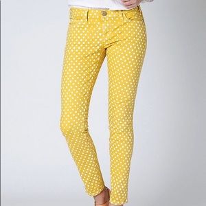 Current/Elliot Polka Dot Jeans